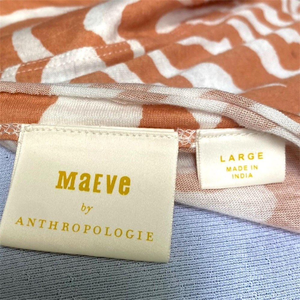 Anthropologie Maeve Catie Ruffle-Sleeved Tee - Picture 5 of 8